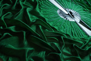 Emerald - Queen Size Half Moon Practice Fans