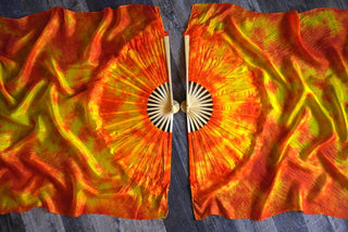 Tangerine - Standard Size Practice Fans