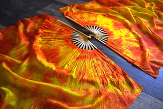 Tangerine - Standard Size Practice Fans