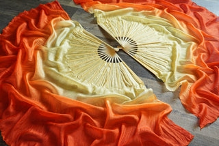 Fantasia - Queen Size Half Moon Practice Fans