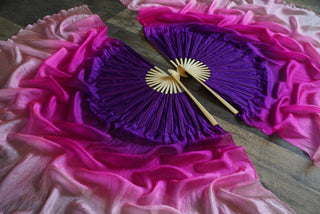 Petunia - Standard Size Half Moon Practice Fans