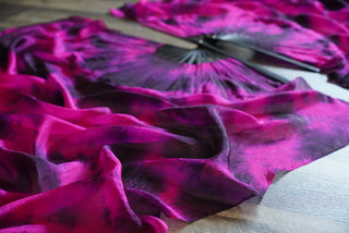 Black Bamboo Vixen - Queen Size Practice Fans