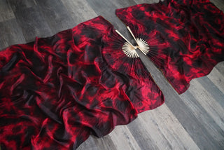 Infernal Rose - Standard Size Practice Fans
