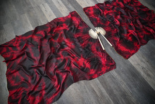 Infernal Rose - Standard Size Practice Fans