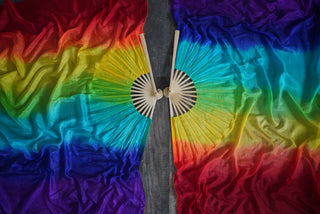 Over The Rainbow - Standard Size Practice Fans
