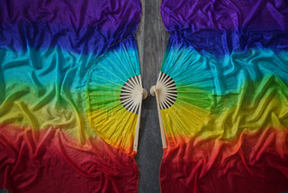 Over The Rainbow - Standard Size Practice Fans