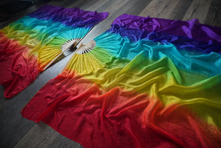 Over The Rainbow - Standard Size Practice Fans