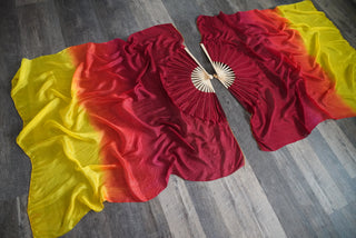Flame - Standard Size Practice Fans