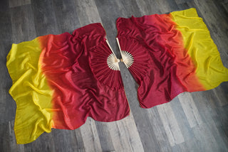 Flame - Standard Size Practice Fans