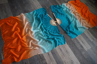 Copper Waves - Standard Size Practice Fans