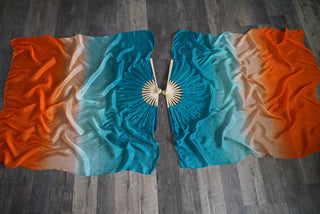 Copper Waves - Standard Size Practice Fans