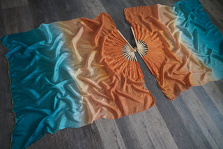 Sand and Sea - Standard Size Practice Fans