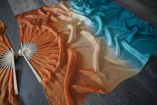 Sand and Sea - Standard Size Practice Fans