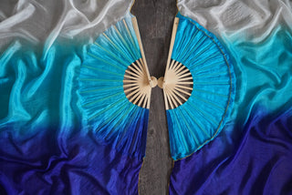 Blue Horizon - Queen Size Practice Fans - DISCOUNTED