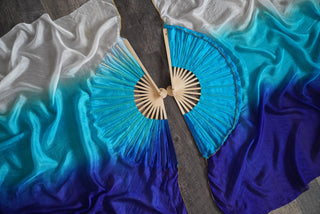 Blue Horizon - Queen Size Practice Fans - DISCOUNTED