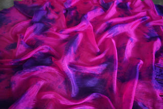 Violet Flame - Standard Size Half Moon Practice Fans