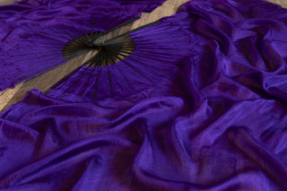 Amethyst - Queen Size Half Moon Practice Fans