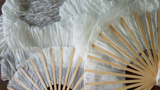 Snow White Veil Fans // Made to Order 3-6 weeks creation time