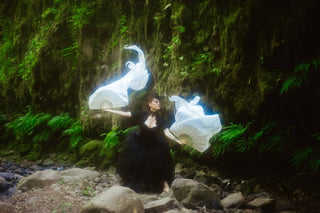 Snow White Veil Fans // Made to Order 3-6 weeks creation time