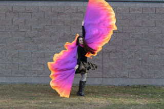 MTO Vegan Fairy Wing Flags// Large //Silver Holographic Lame// Poles not included // 1-3 week made to order creation time