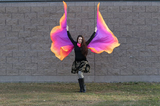 MTO Vegan Fairy Wing Flags// Large //Silver Holographic Lame// Poles not included // 1-3 week made to order creation time